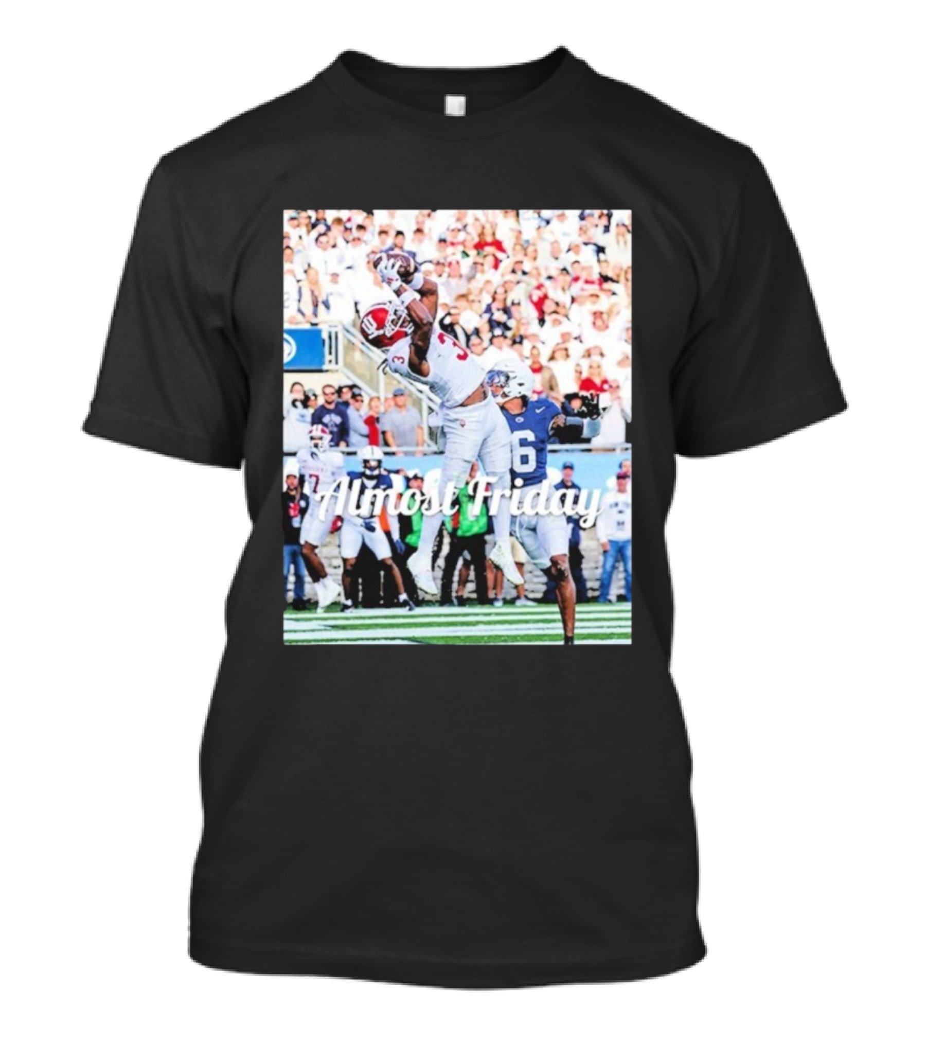 Almost Friday Indiana Hoosiers Football Catch Stadium Crowd T-Shirt