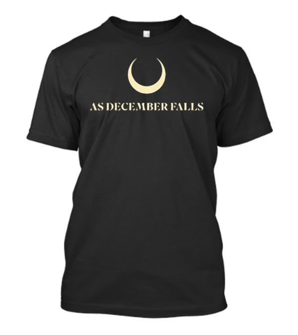 As December Falls Crescent Moon Logo 2025 T-Shirt