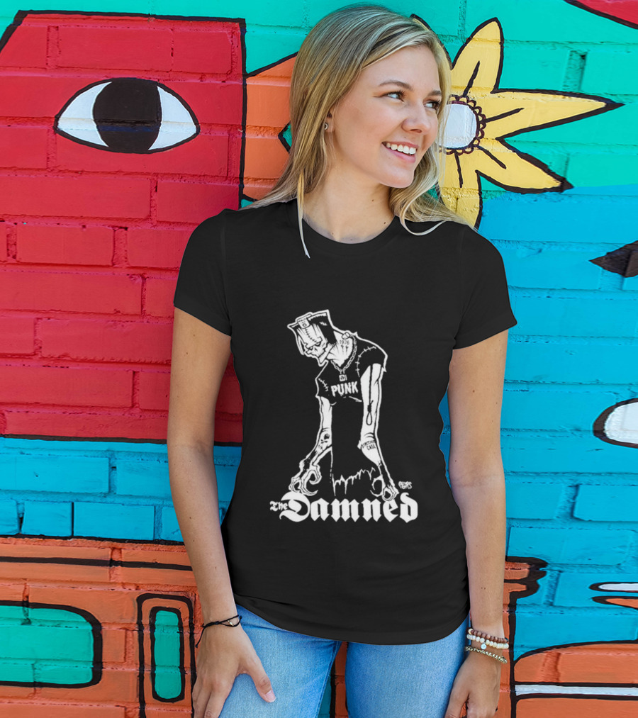 Duff McKagan Punk The Damned Stage Worn Iconic Style T-Shirt