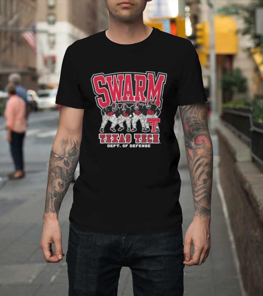 Texas Tech Swarm Dept Of Defense Red Raiders T-Shirt