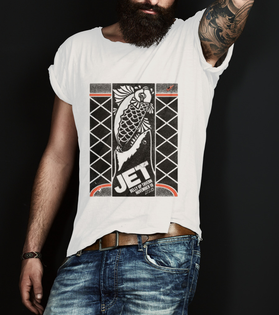 JET Fish Belly Up Tavern November 10 2025 T-Shirt