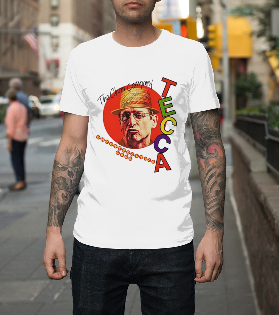 Tim Robinson The Chair Company Uncontrollable Urge Tecca Hat Portrait T-Shirt