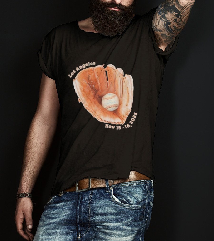 Camp Flog Gnaw Dodgers Stadium Nov 15 16 2025 Event Baseball Glove T-Shirt