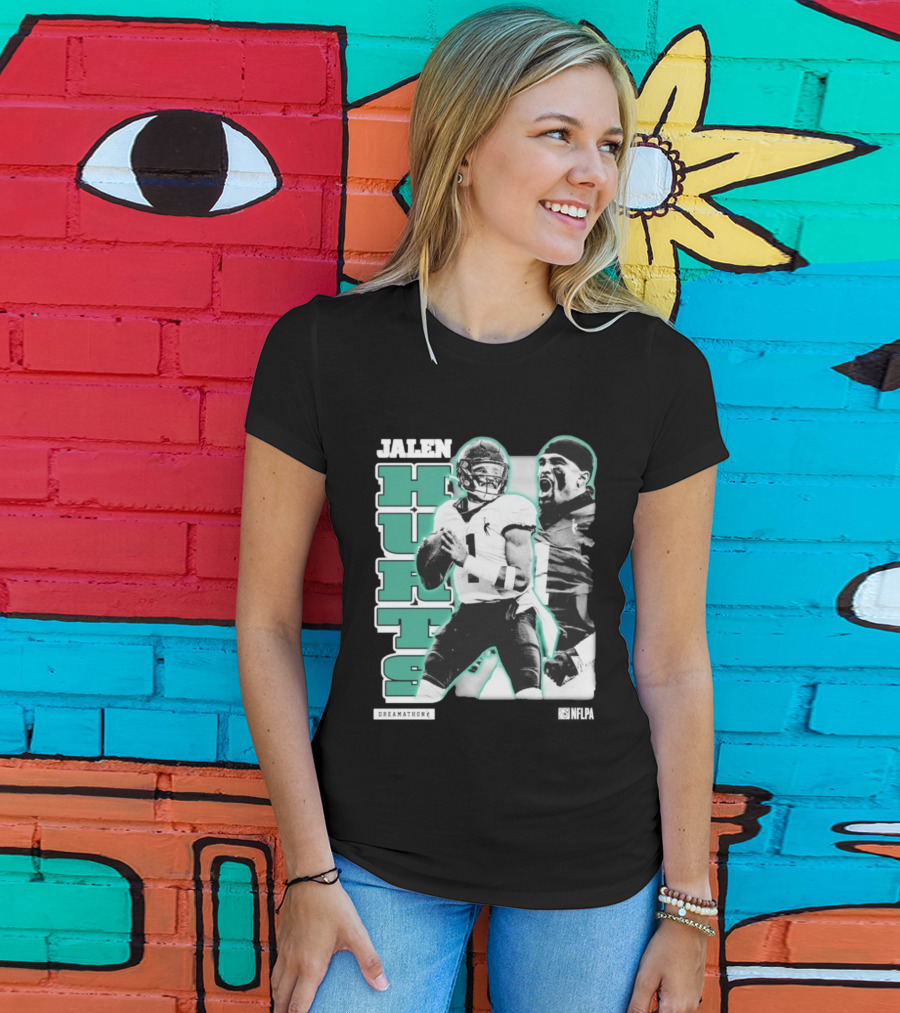 Jalen Hurts Dreamathon Philadelphia Eagles NFLPA Philly Football T-Shirt