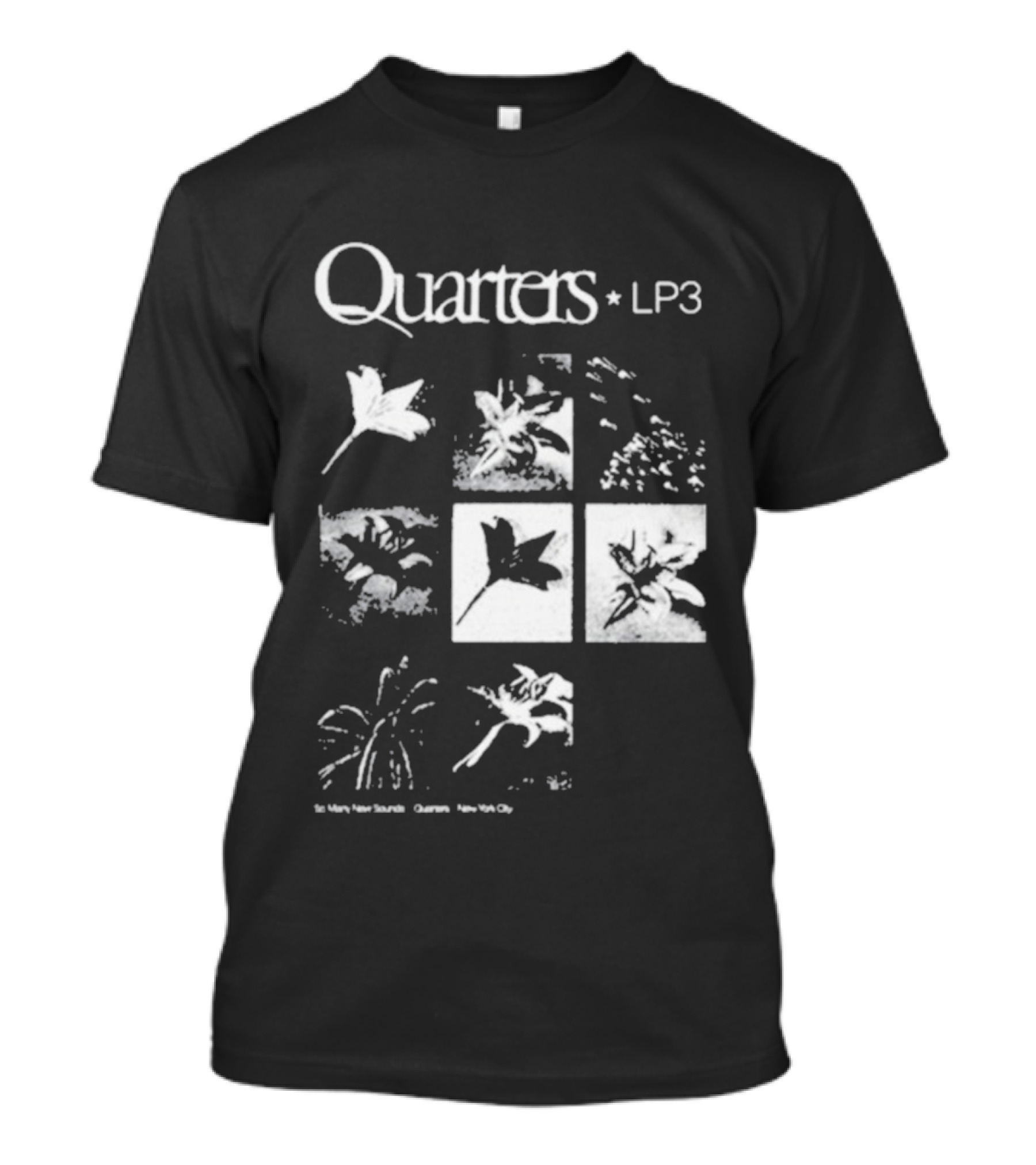 Quarters LP3 Flower Botanical Frames By The Departed Proceeds By Annie Hamilton T-Shirt