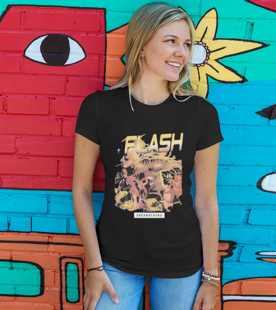 Flash Dreamathon Comic Heroes Lightning Collaboration T-Shirt