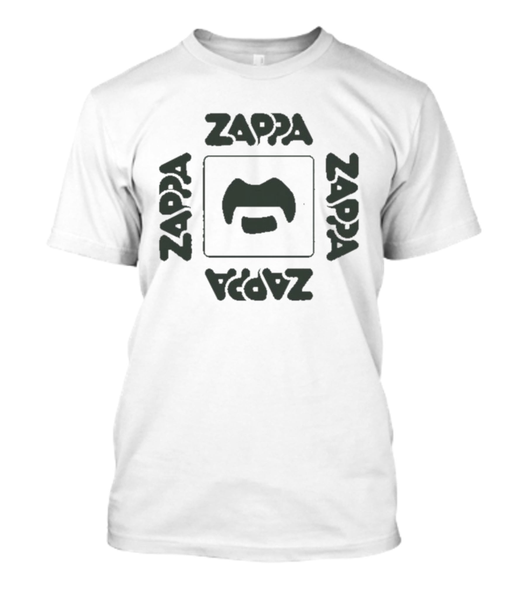 Zappa Zappa Iconic Facial Hair Motif T-Shirt