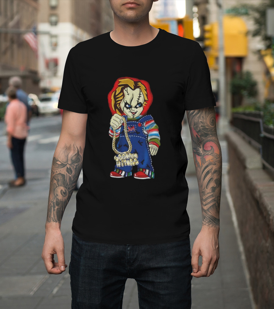 Chucky Child’s Play Second Nature Halloween Horror Figurine Chain T-Shirt