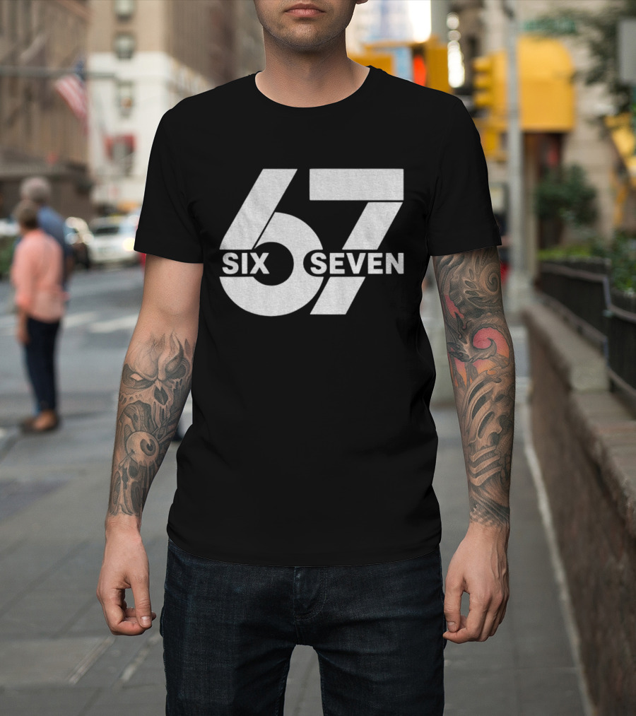Six Seven 67 Meme Trendy Design T-Shirt