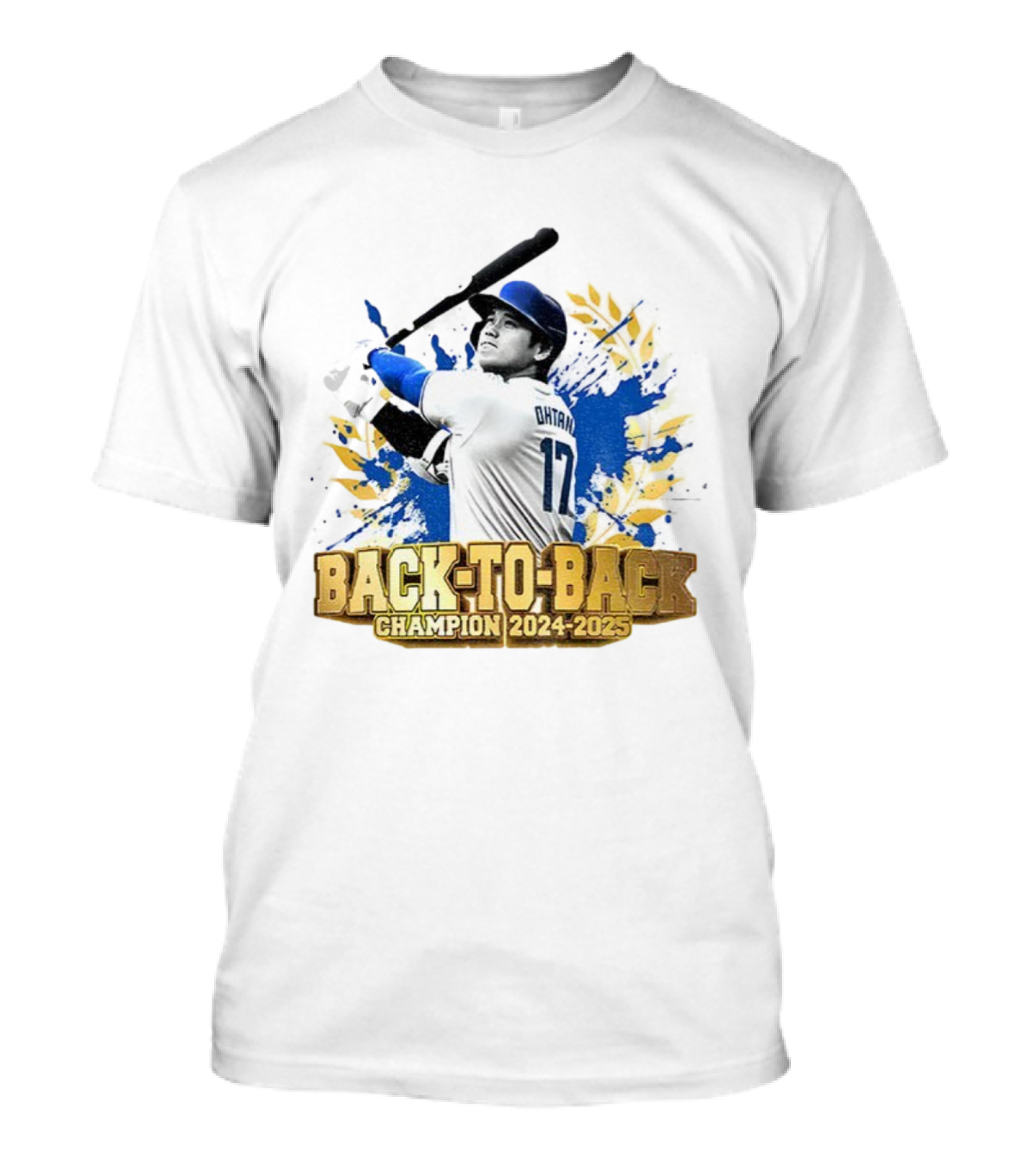 Shohei Ohtani Back-To-Back Champion 2024-2025 Dodgers MVP T-Shirt