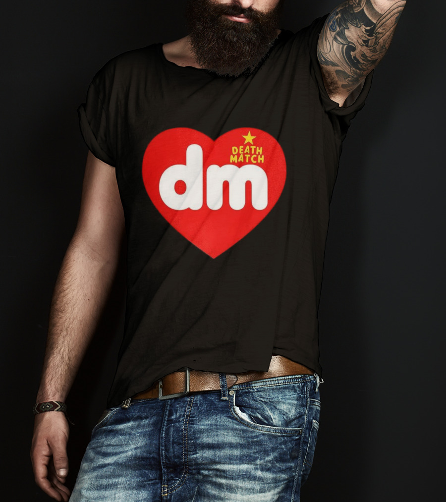 DM DeathMatch Heart Beanbag Bear T-Shirt