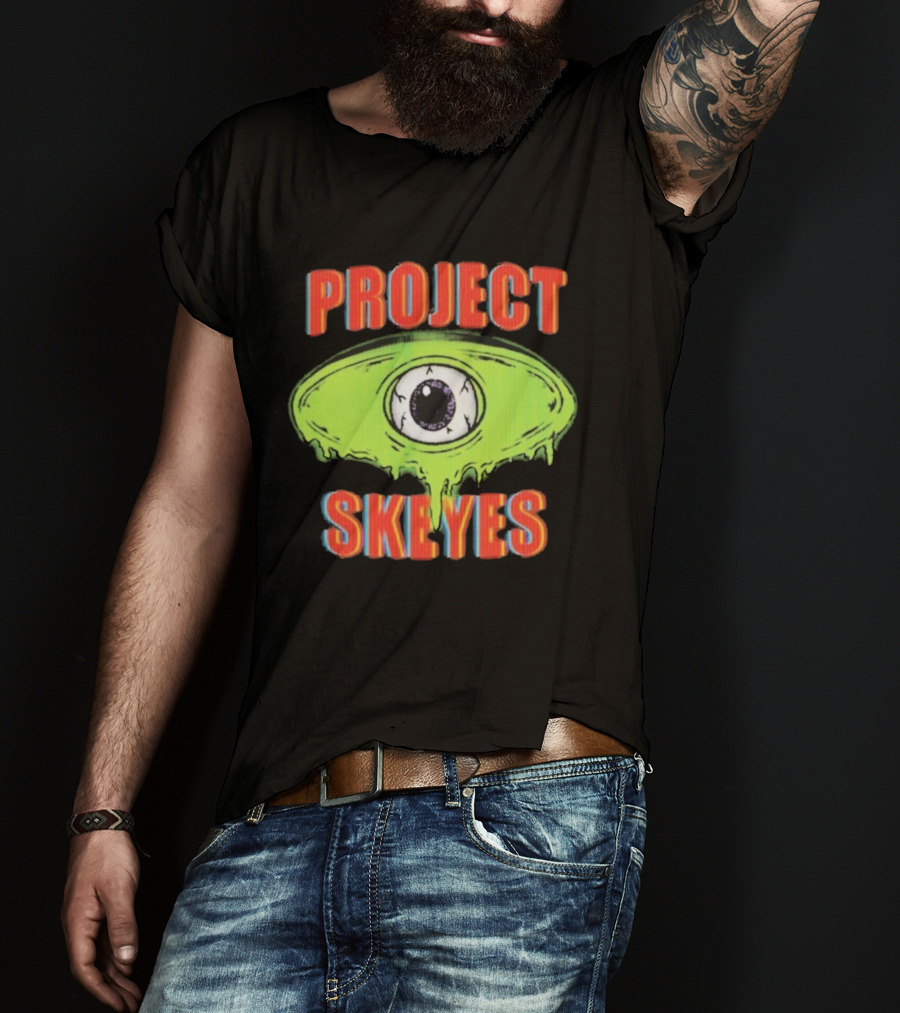 Project Skeyes Groovy Society Eye Motif T-Shirt