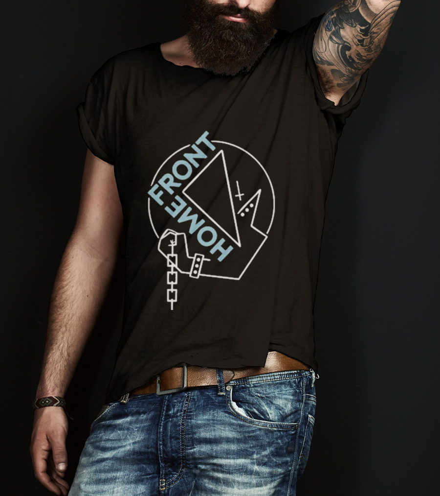 Home Front Young Offender Chain And Geometric Symbol T-Shirt