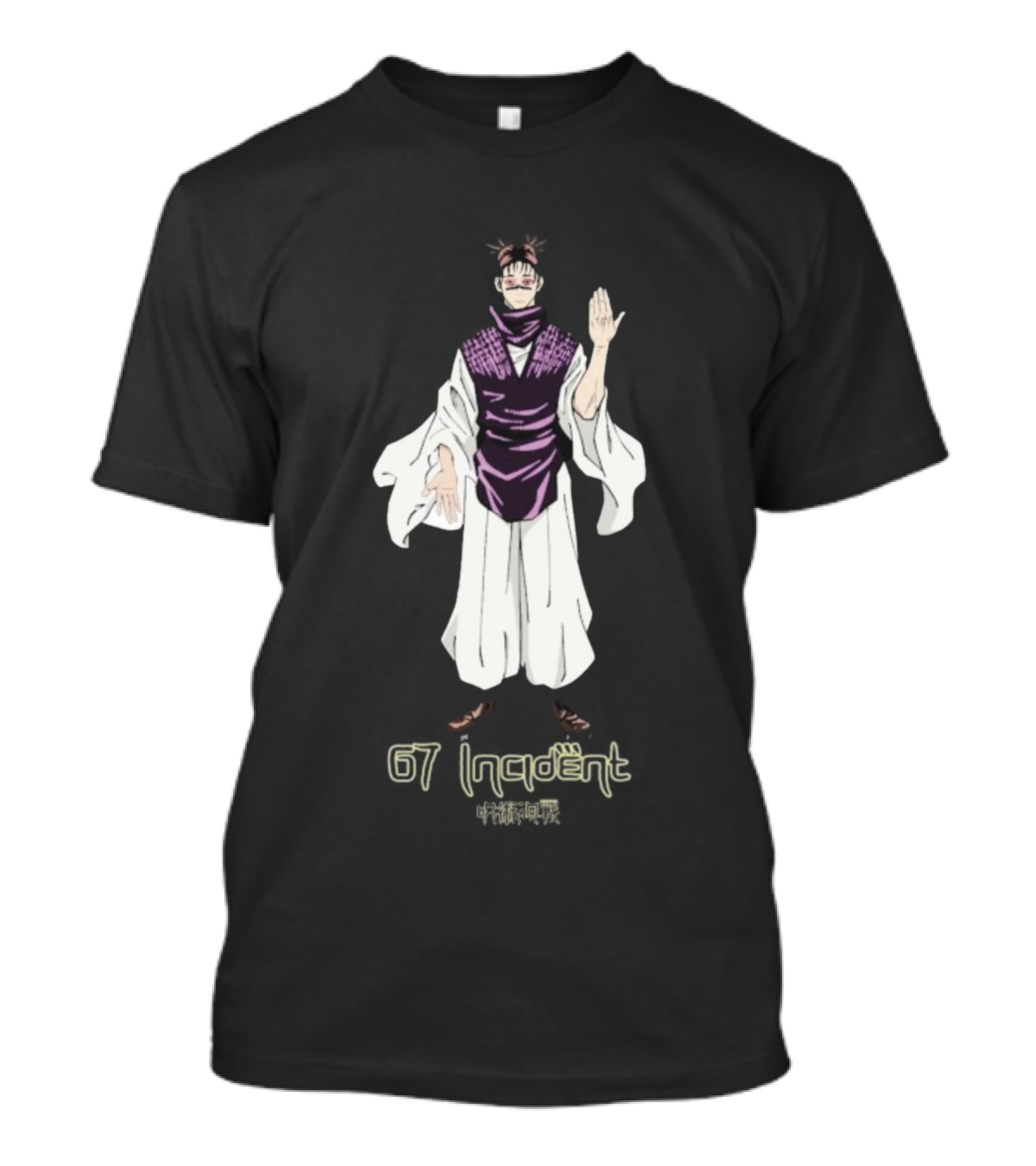 Choso 67 Incident Jujutsu Kaisen Anime Character Purple Robe T-Shirt