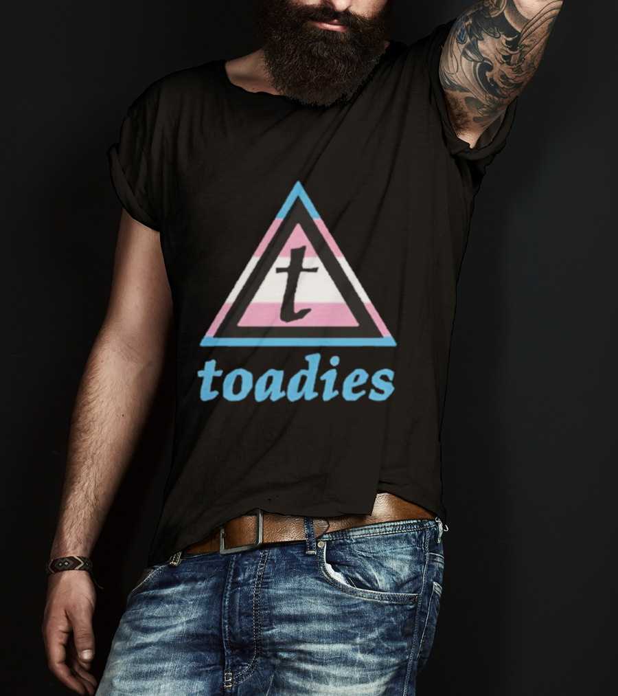 Toadies Trans Flag Triangle Pattern T-Shirt