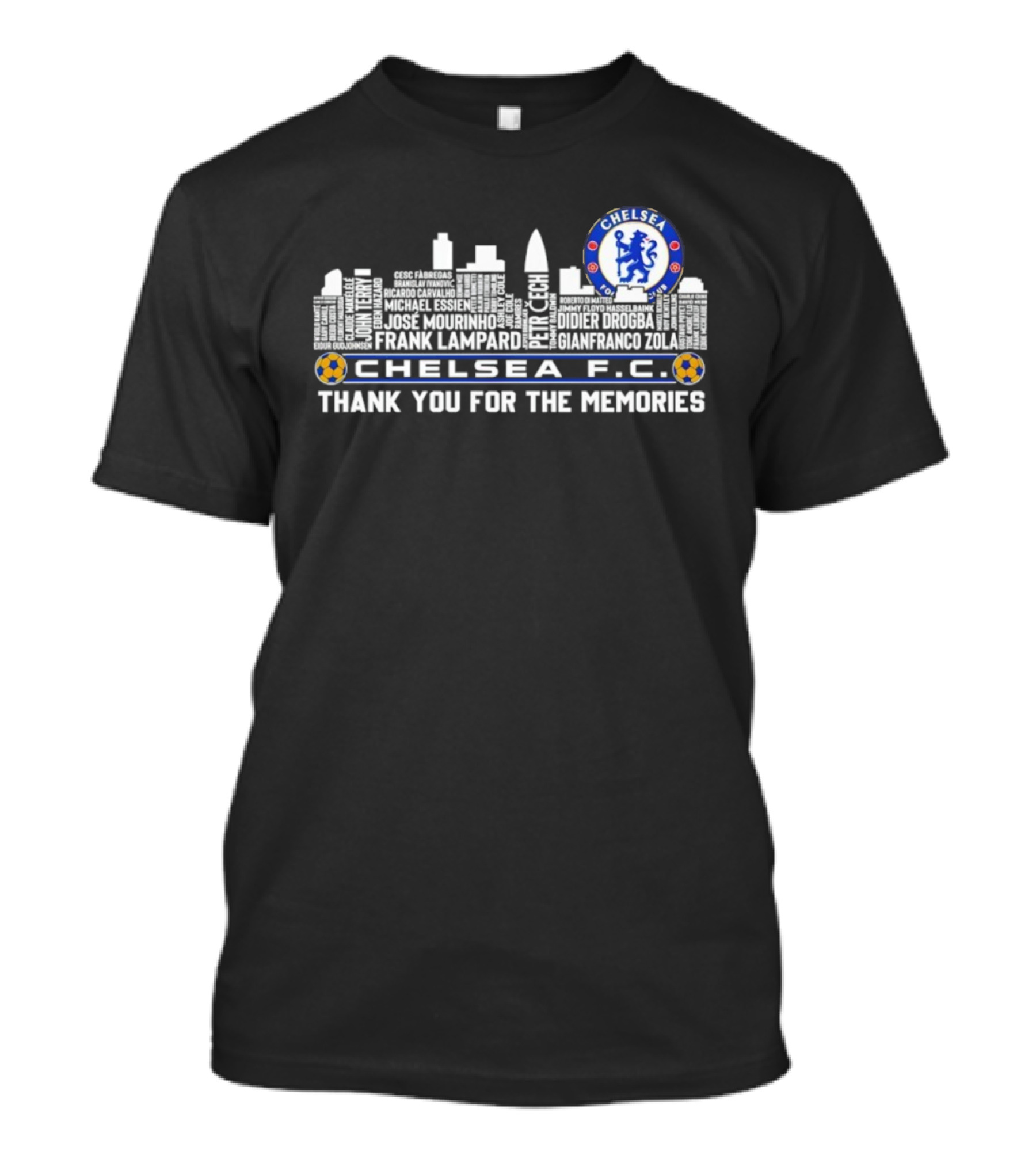 Chelsea F.C. Skyline Frank Lampard Thank You For The Memories T-Shirt
