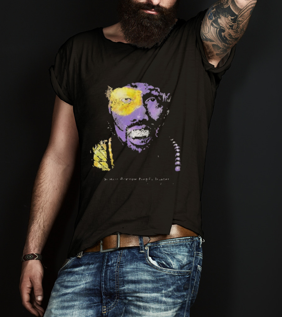 Bobby Digital Vs RZA Wu-Tang Clan Portrait Yellow Purple T-Shirt
