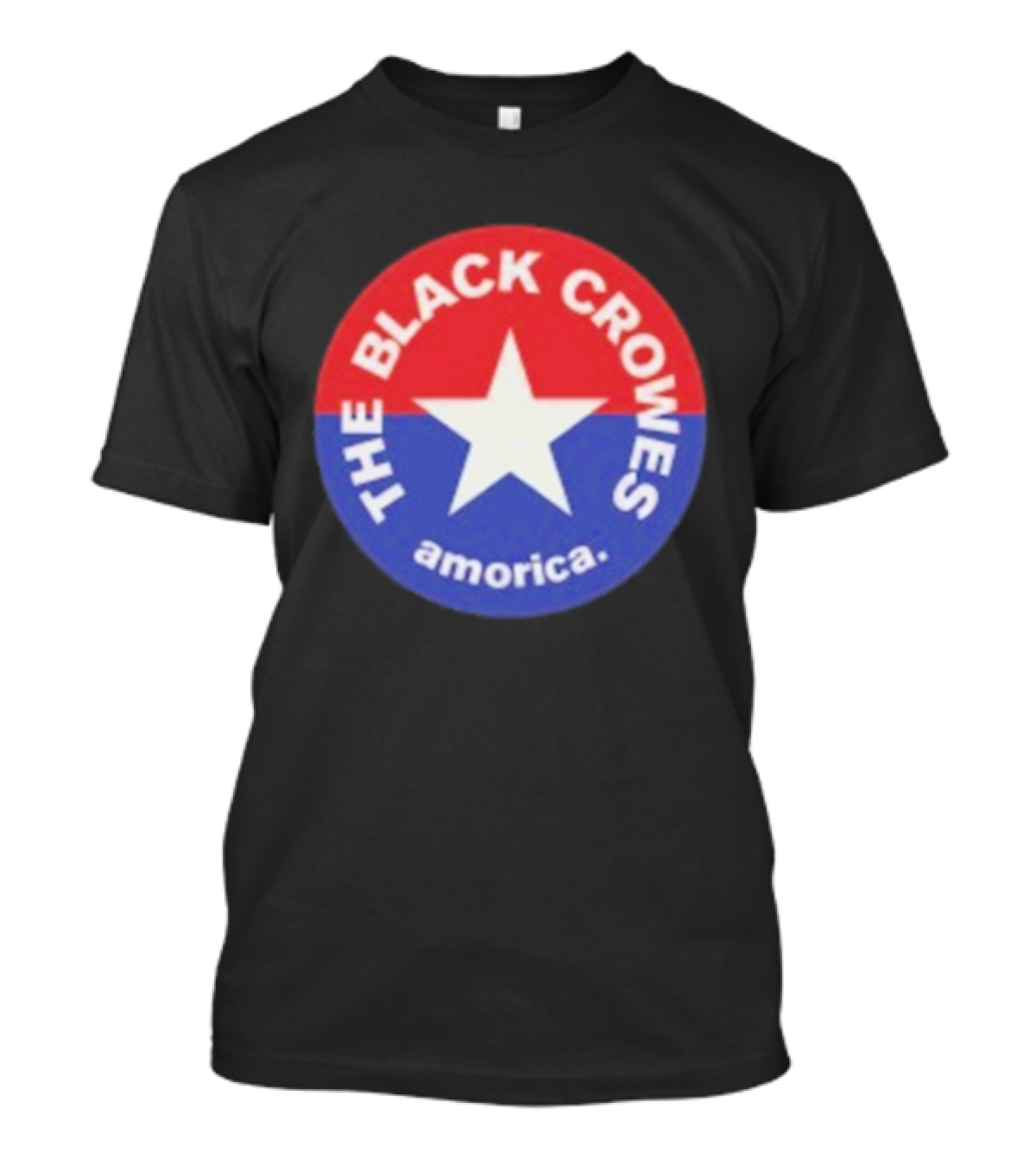The Black Crowes Amorica Star Circle Emblem T-Shirt