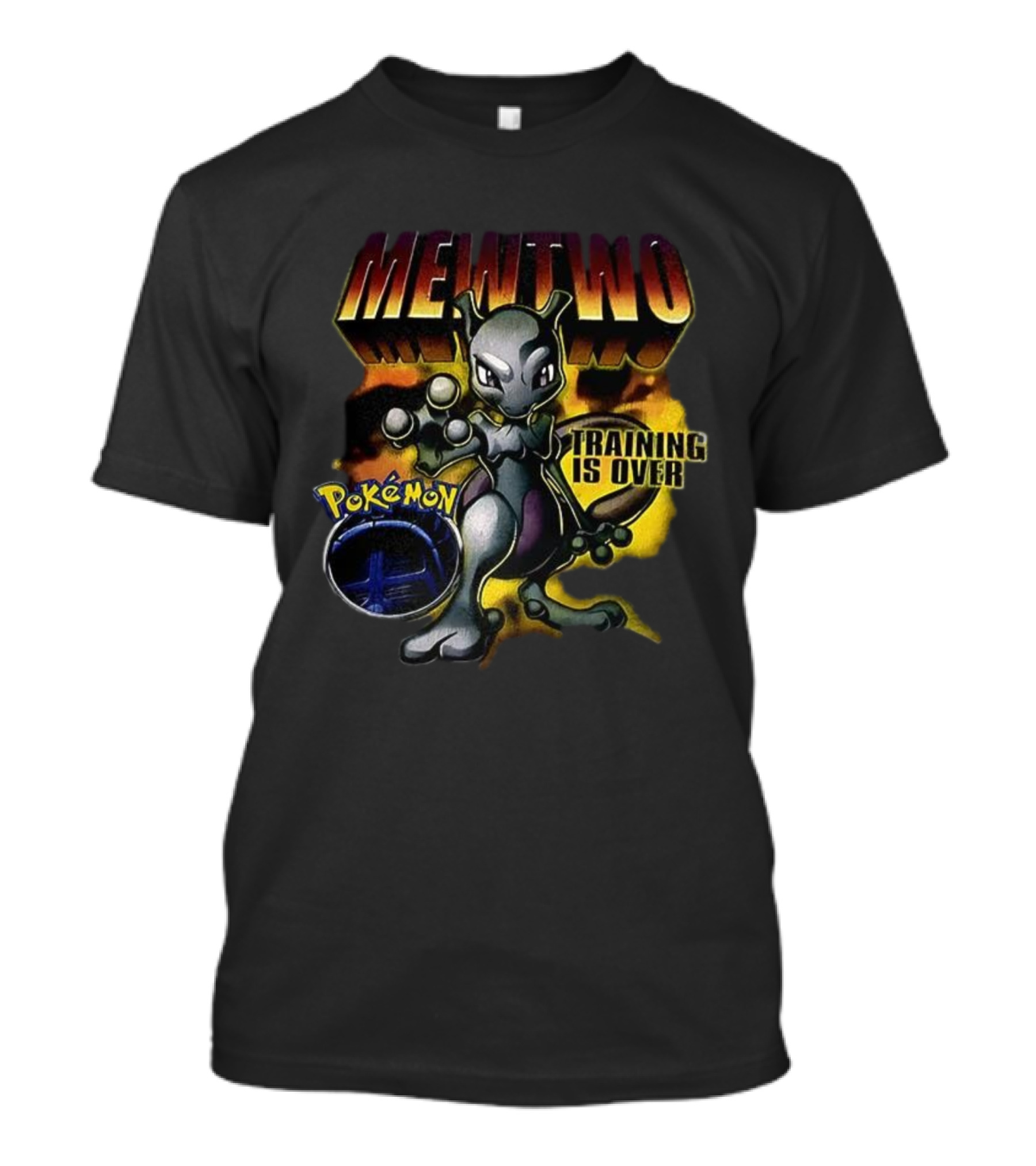 Pokémon Mewtwo Training Is Over Iconic Battle Style T-Shirt