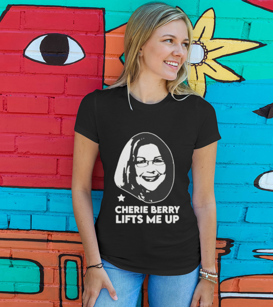 Cherie Berry Lifts Me Up Star Icon Portrait T-Shirt