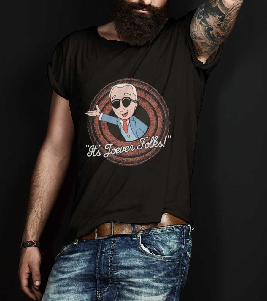 It's Joever Folks Cartoon Character Retro Style T-Shirt
