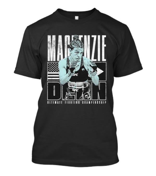 Mackenzie Dern UFC Fighter American Flag MMA Champion T-Shirt