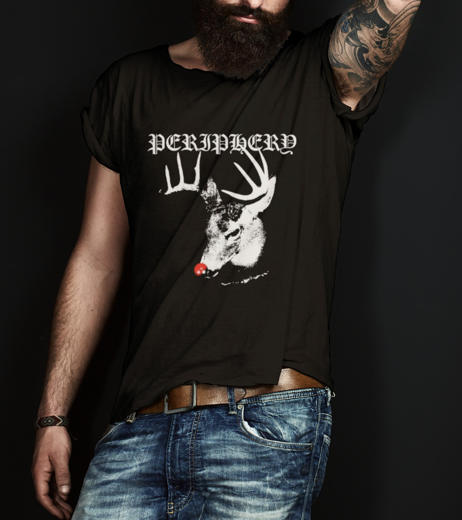 Periphery Rudolph Reindeer Christmas Design T-Shirt