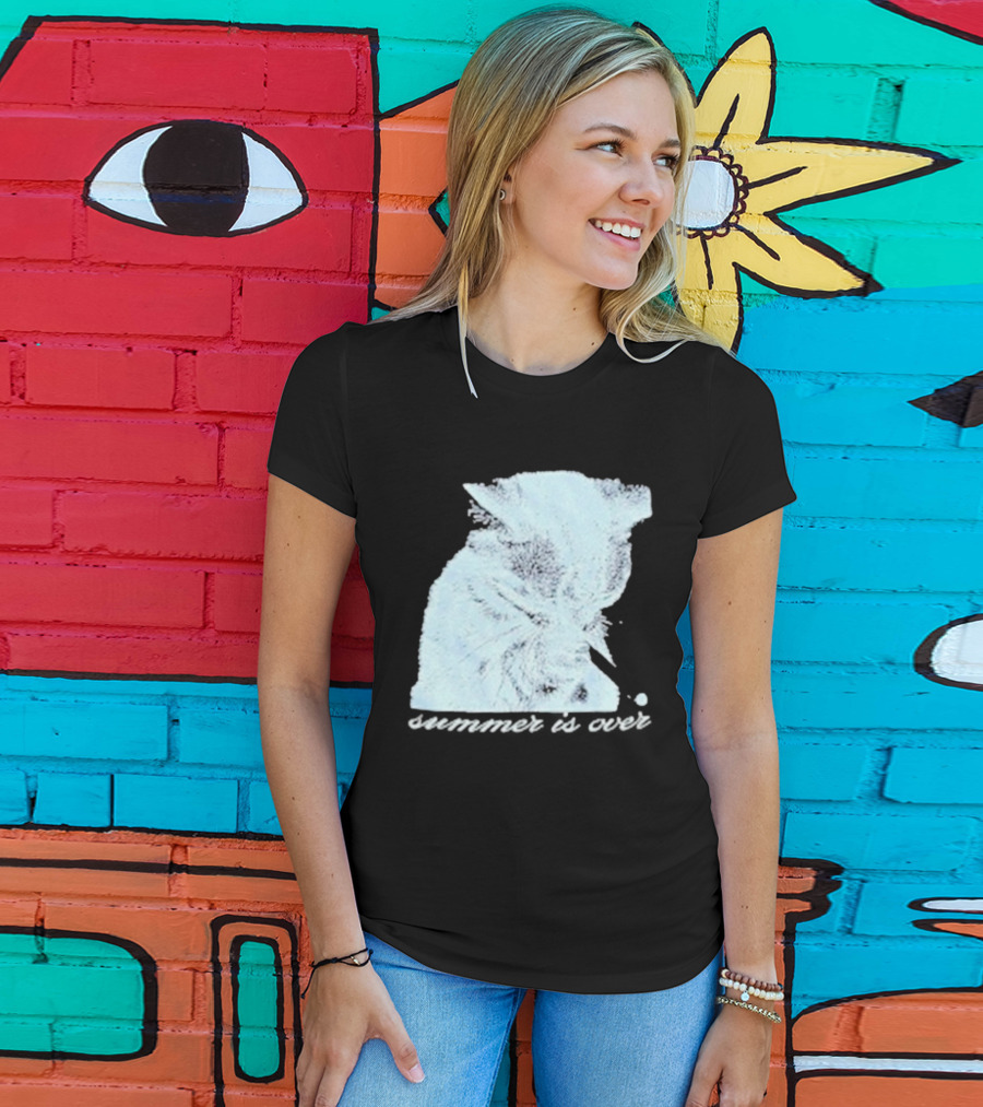 Will Mahony Summer Is Over Cat T-Shirt