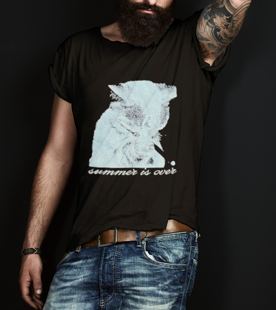 Will Mahony Summer Is Over Cat T-Shirt