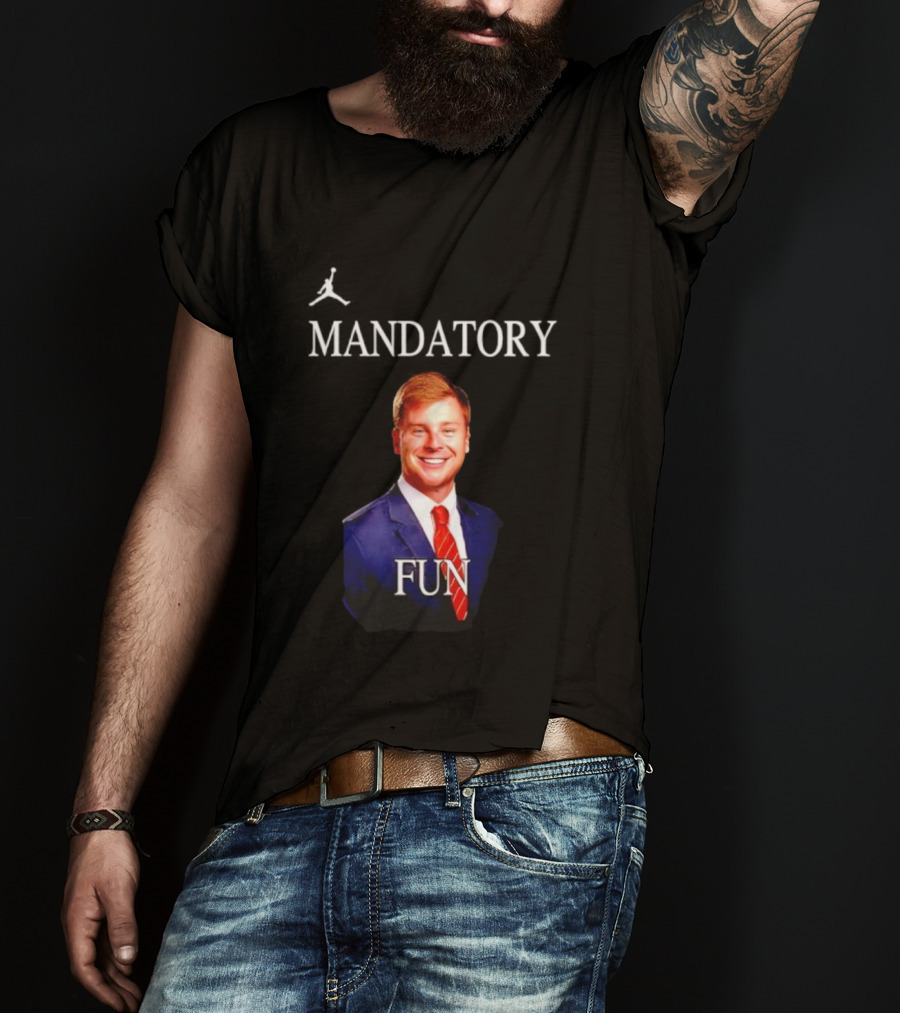 Jacob Maloney Mandatory Fun Portrait T-Shirt