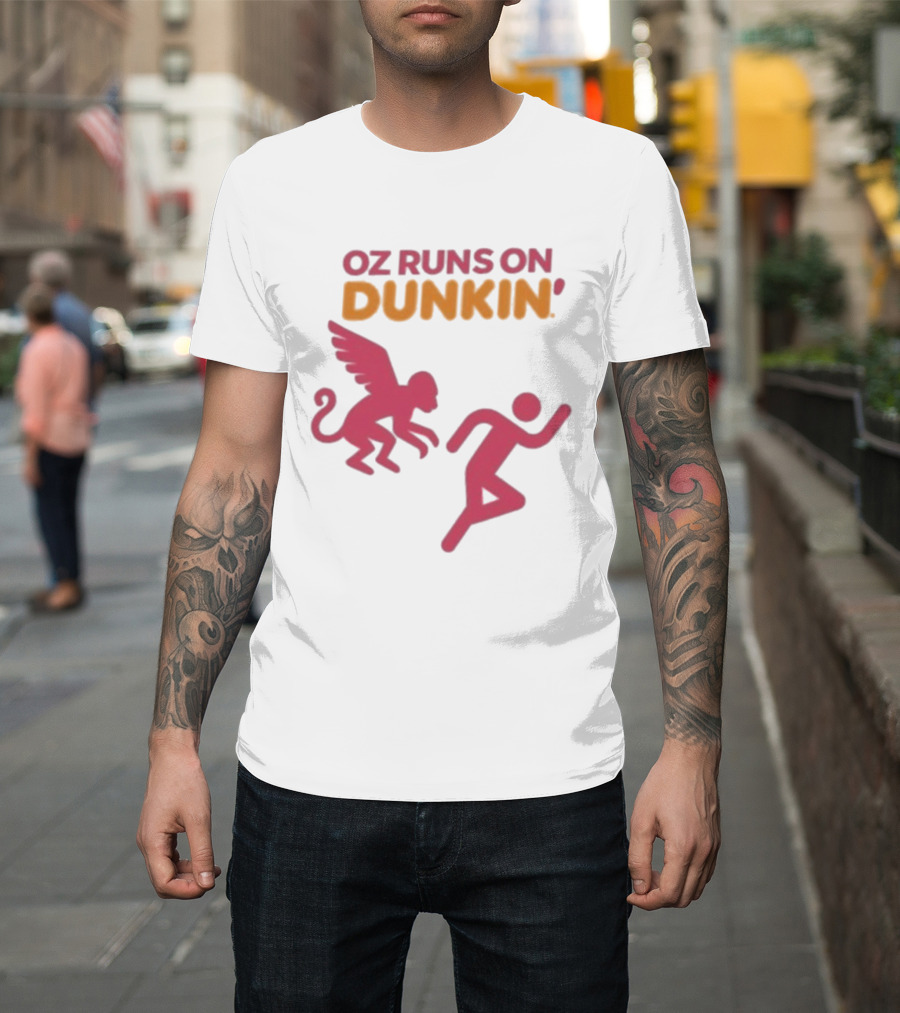 Wicked OZ Runs On Dunkin' Flying Monkey Chase T-Shirt