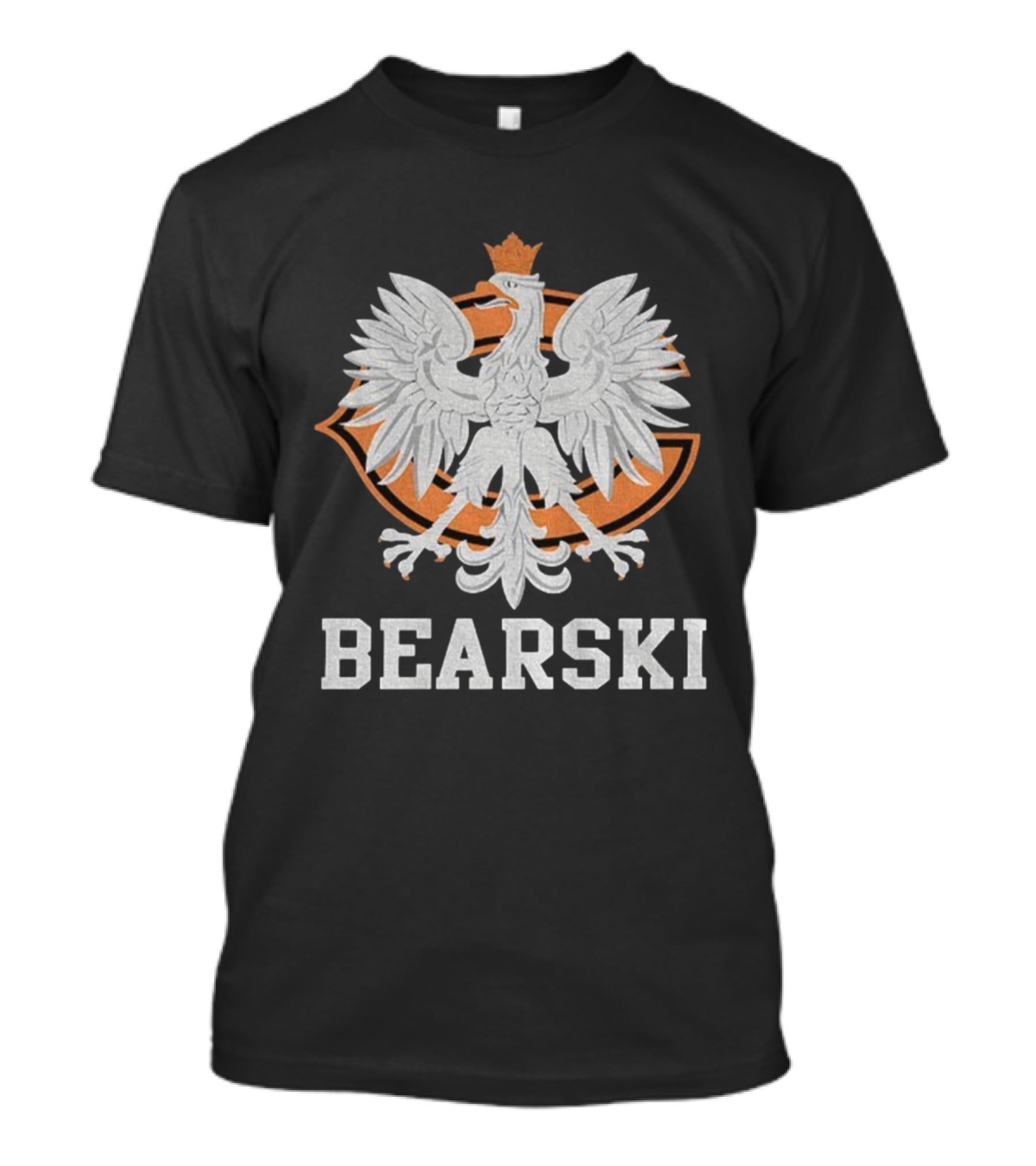 Chicago Bearski Polish Eagle Pride Football Icon T-Shirt