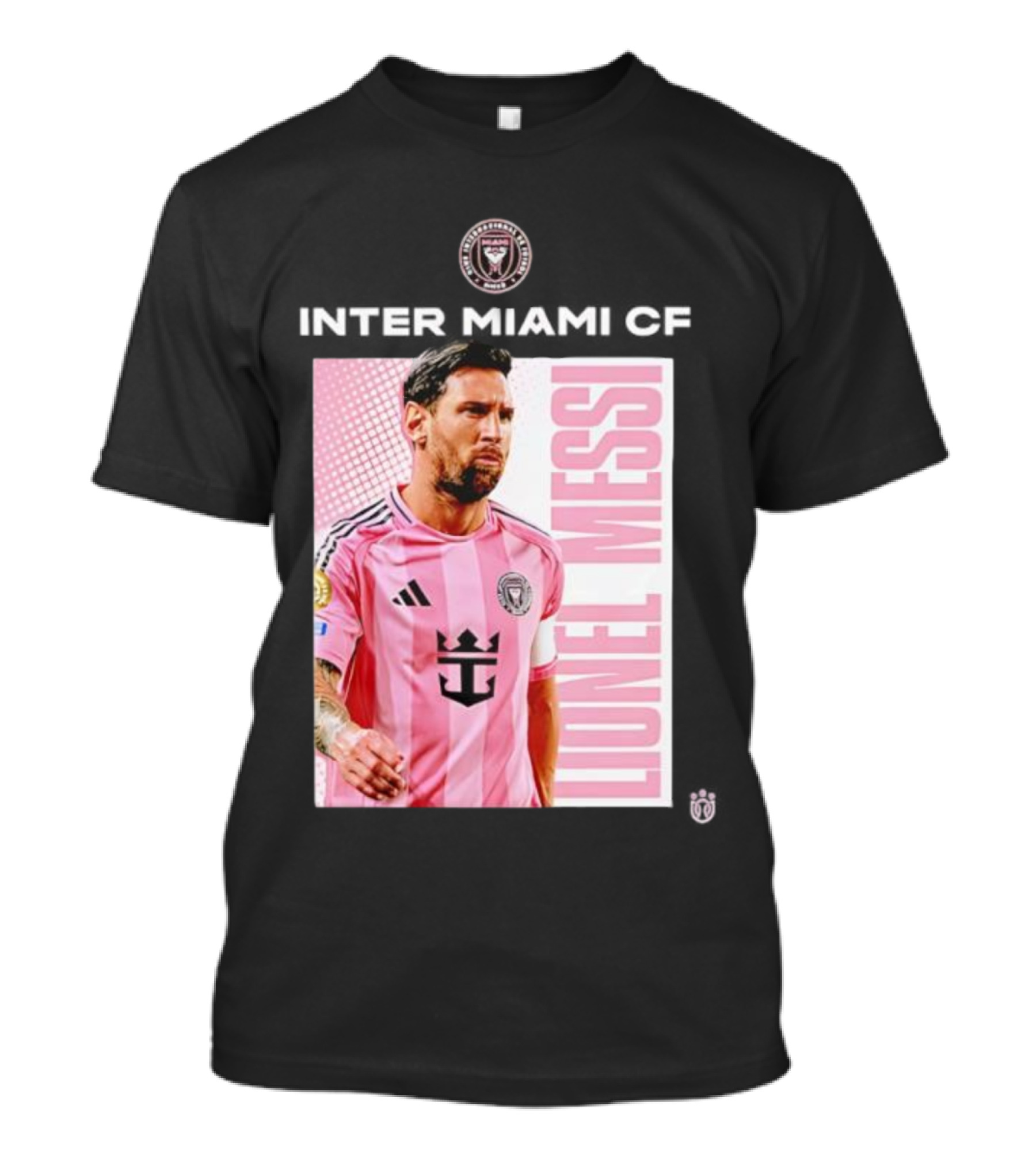 Inter Miami CF Lionel Messi Pink Jersey Program T-Shirt