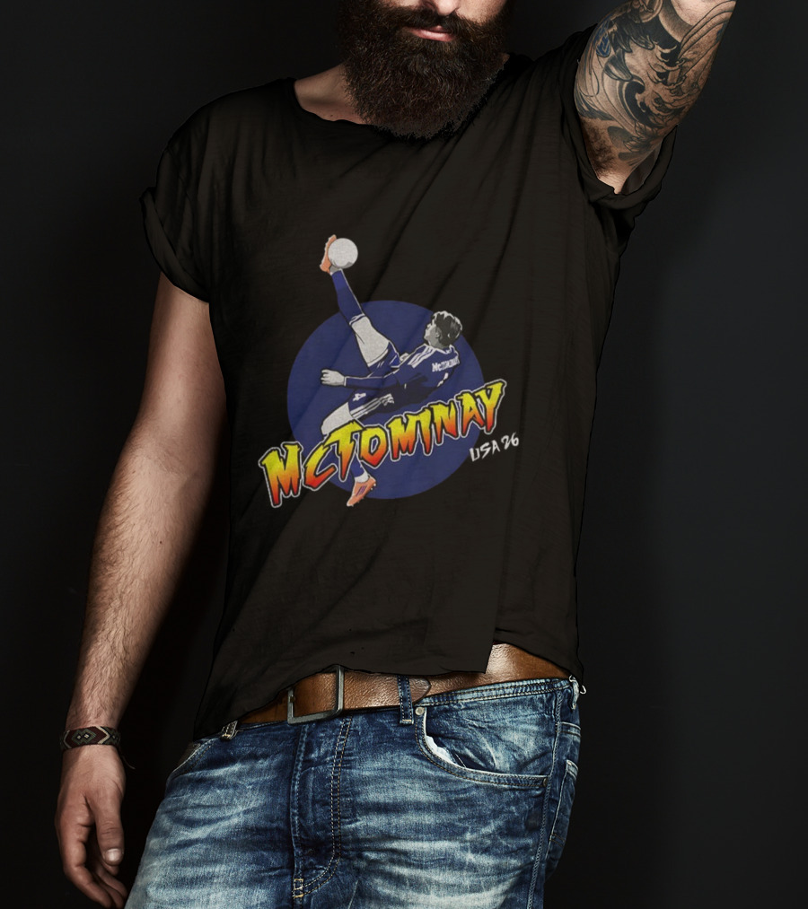 Manchester United McTominay USA 26 World Cup 2026 T-Shirt