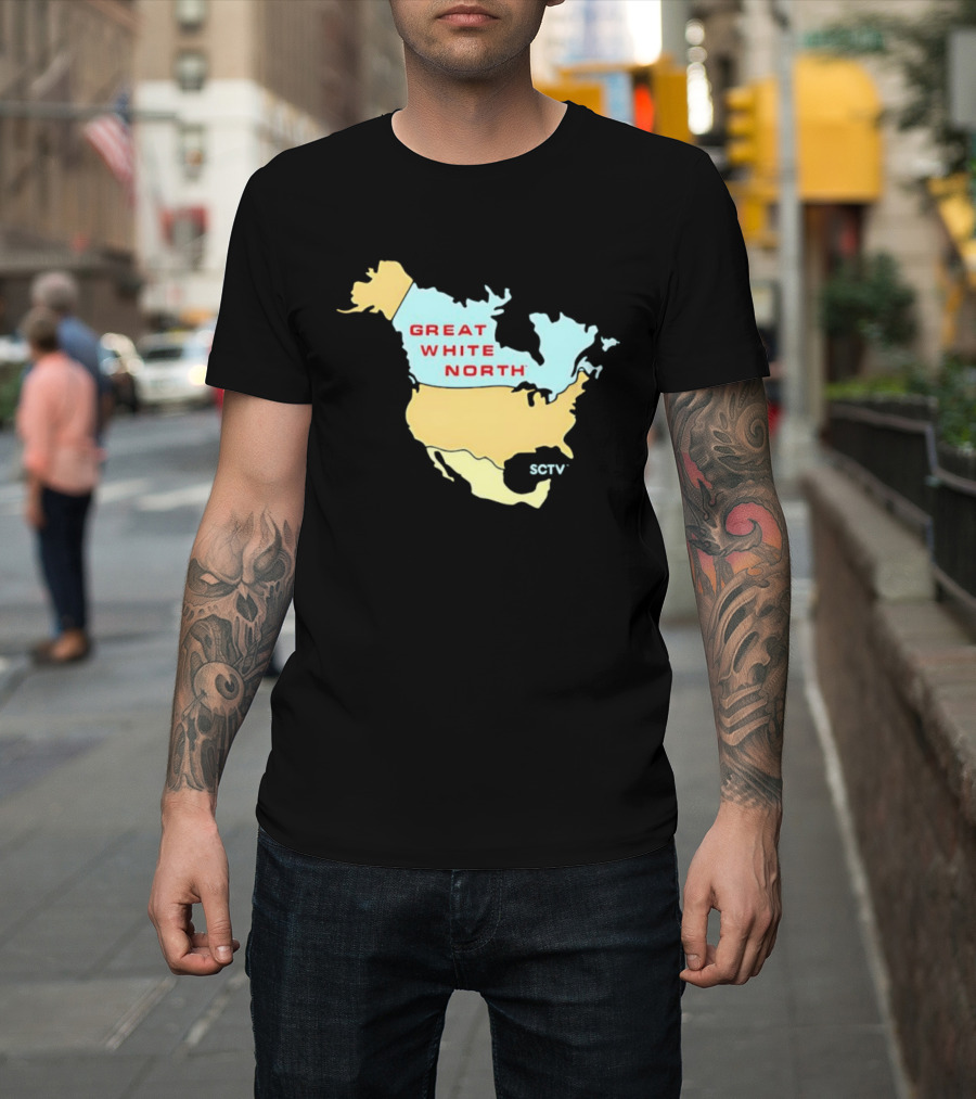 SCTV Great White North Map T-Shirt
