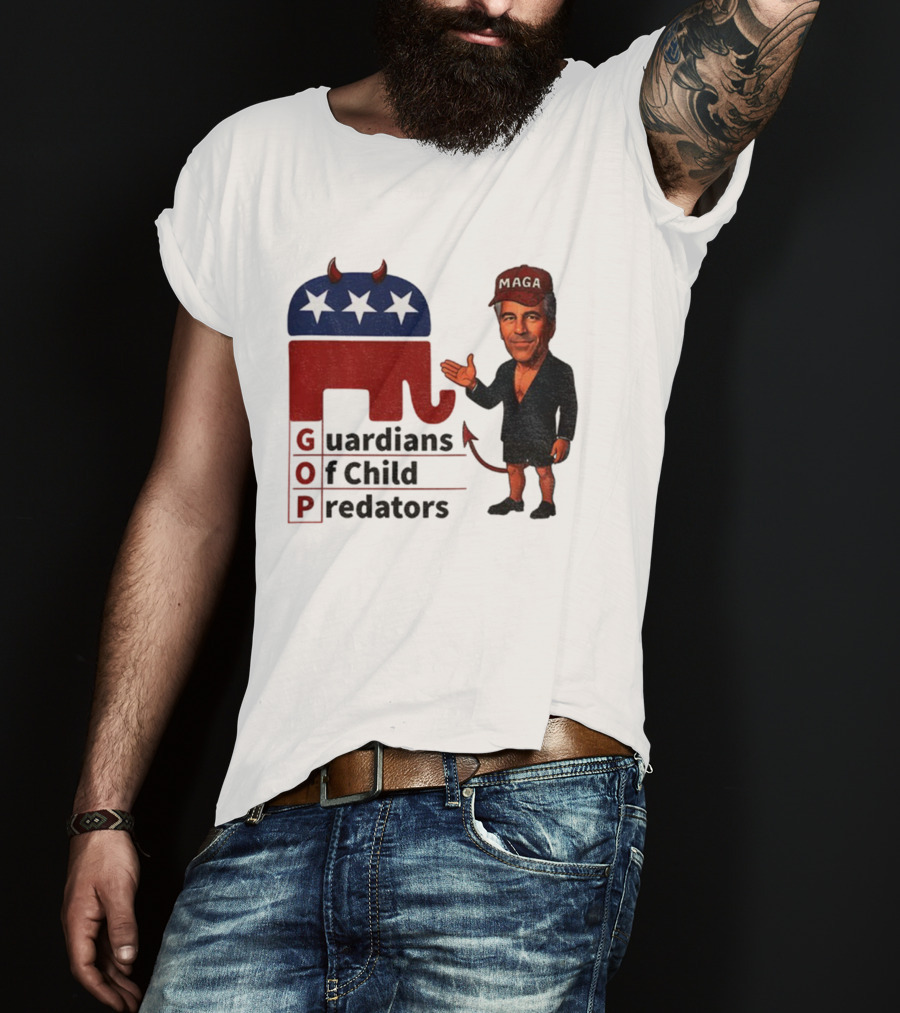 GOP Guardians Of Child Predators Anti MAGA Anti Trump T-Shirt