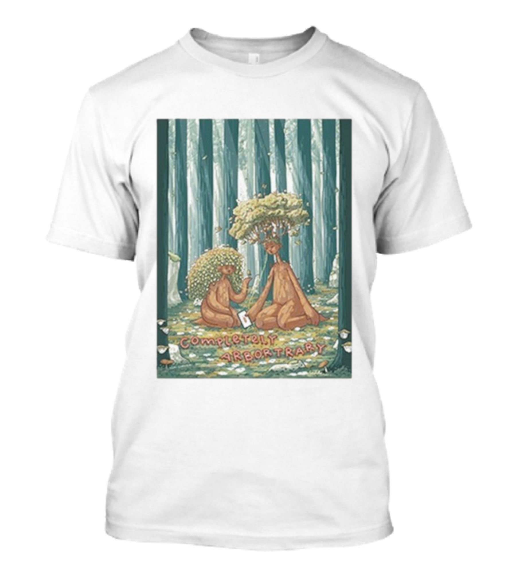 Completely Arbortrary Tree Buds Forest Friends With Nature Hair T-Shirt