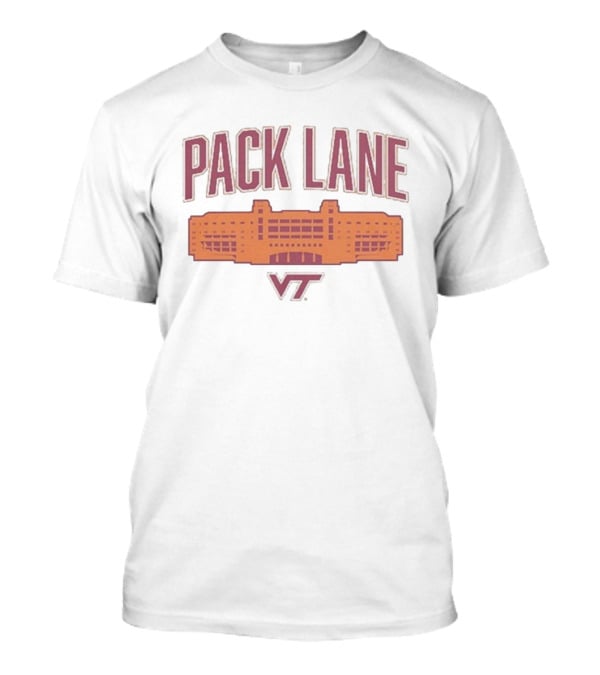 Pack Lane VT Hokies Stadium Fan Gear T-Shirt