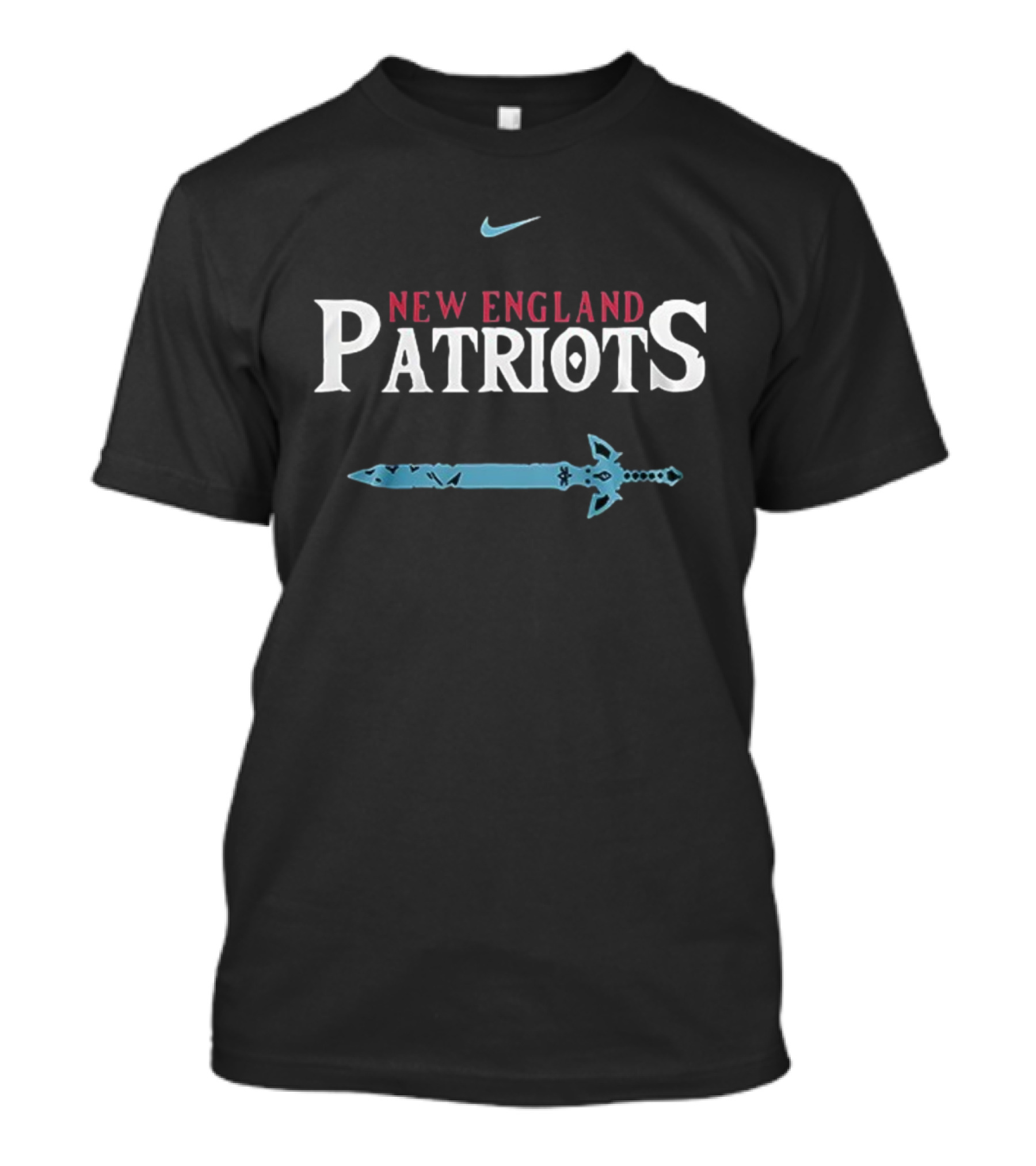 New England Patriots Nike X The Legend Of Zelda Sword Collaboration T-Shirt