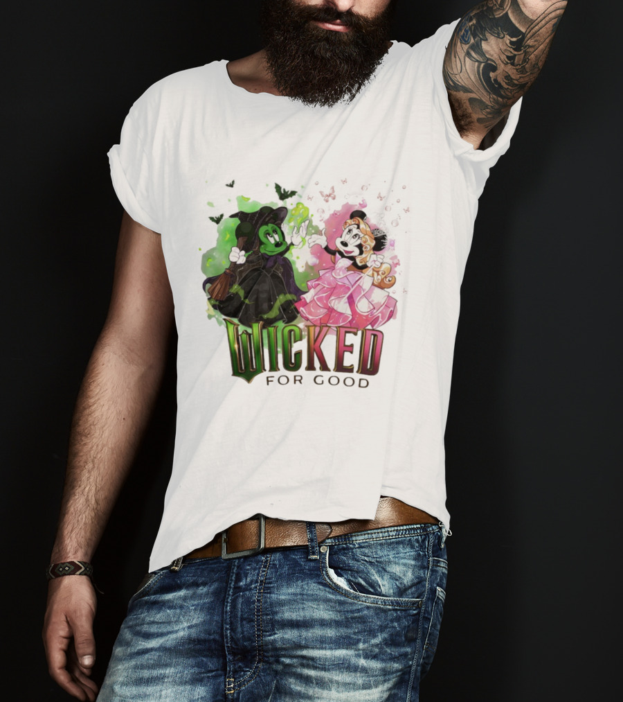 Wicked For Good Minnie Mouse Disney Mashup T-Shirt