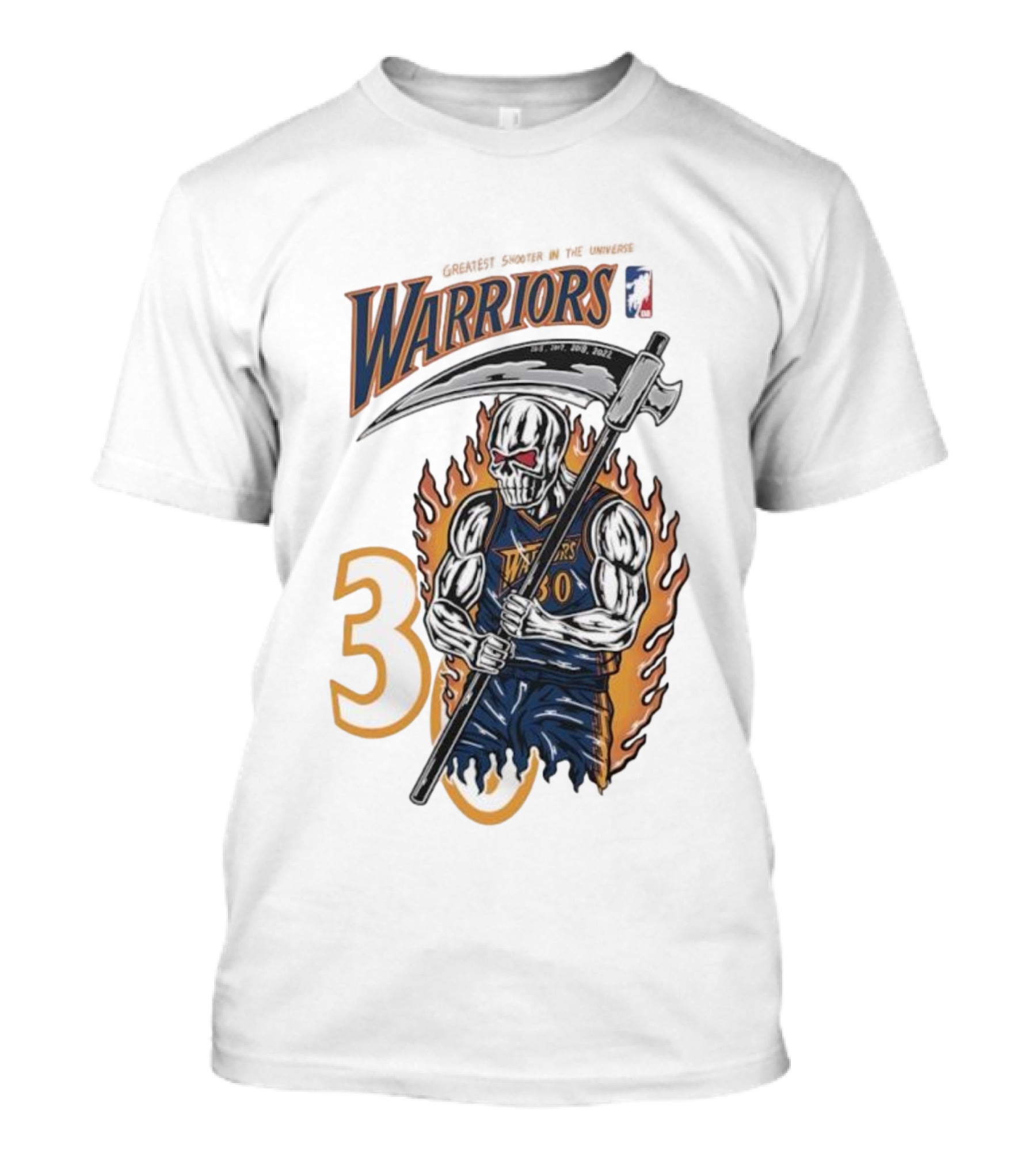 Warriors Greatest Shooter Universe Warren Lotas Reaper 30 T-Shirt