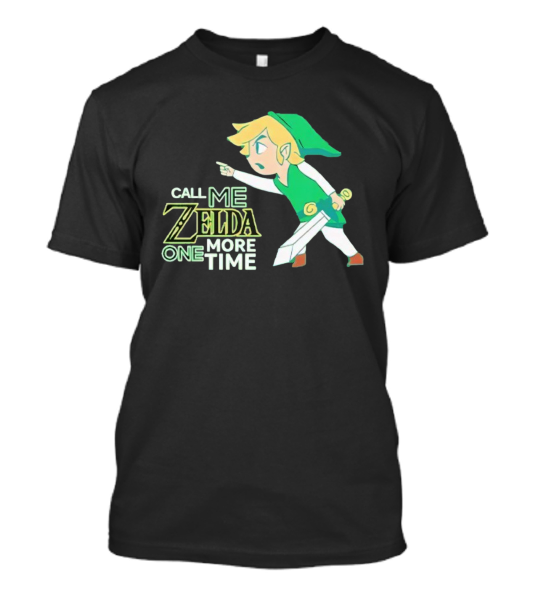 Call Me Zelda One More Time Funny Link Costume T-Shirt