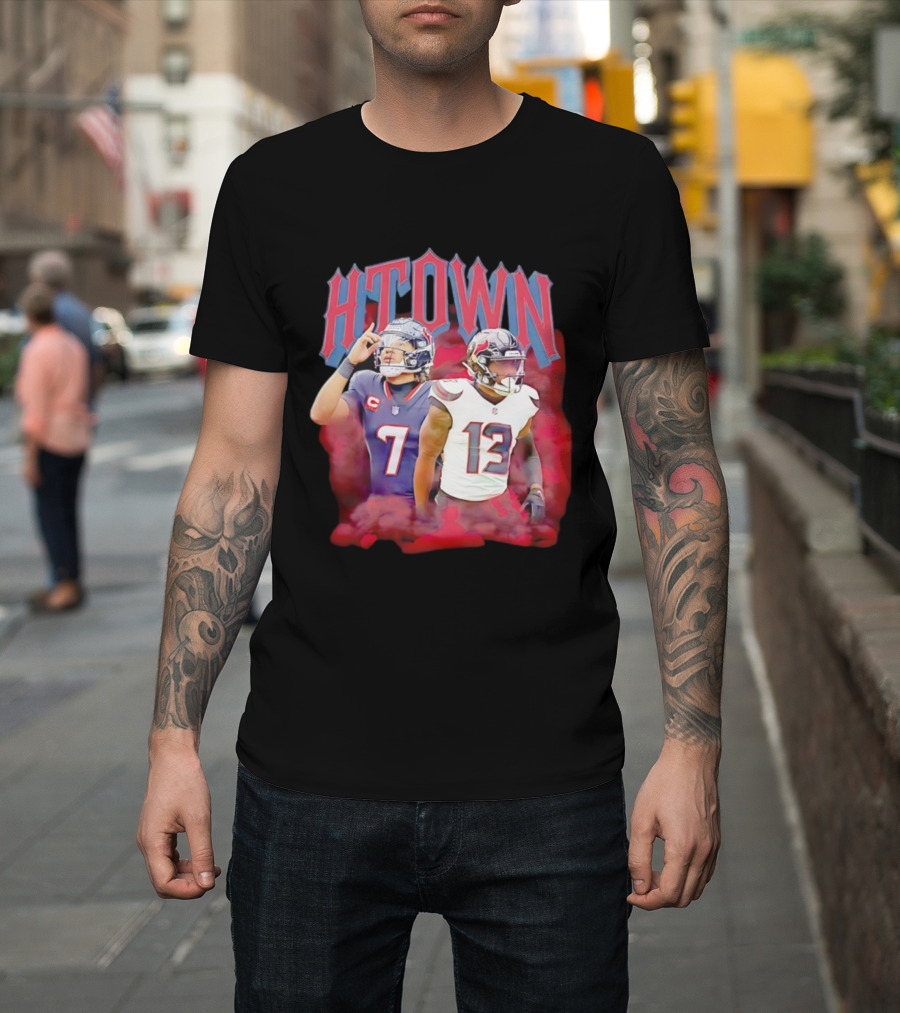 HTOWN CJ Stroud Christian Kirk Houston Football T-Shirt