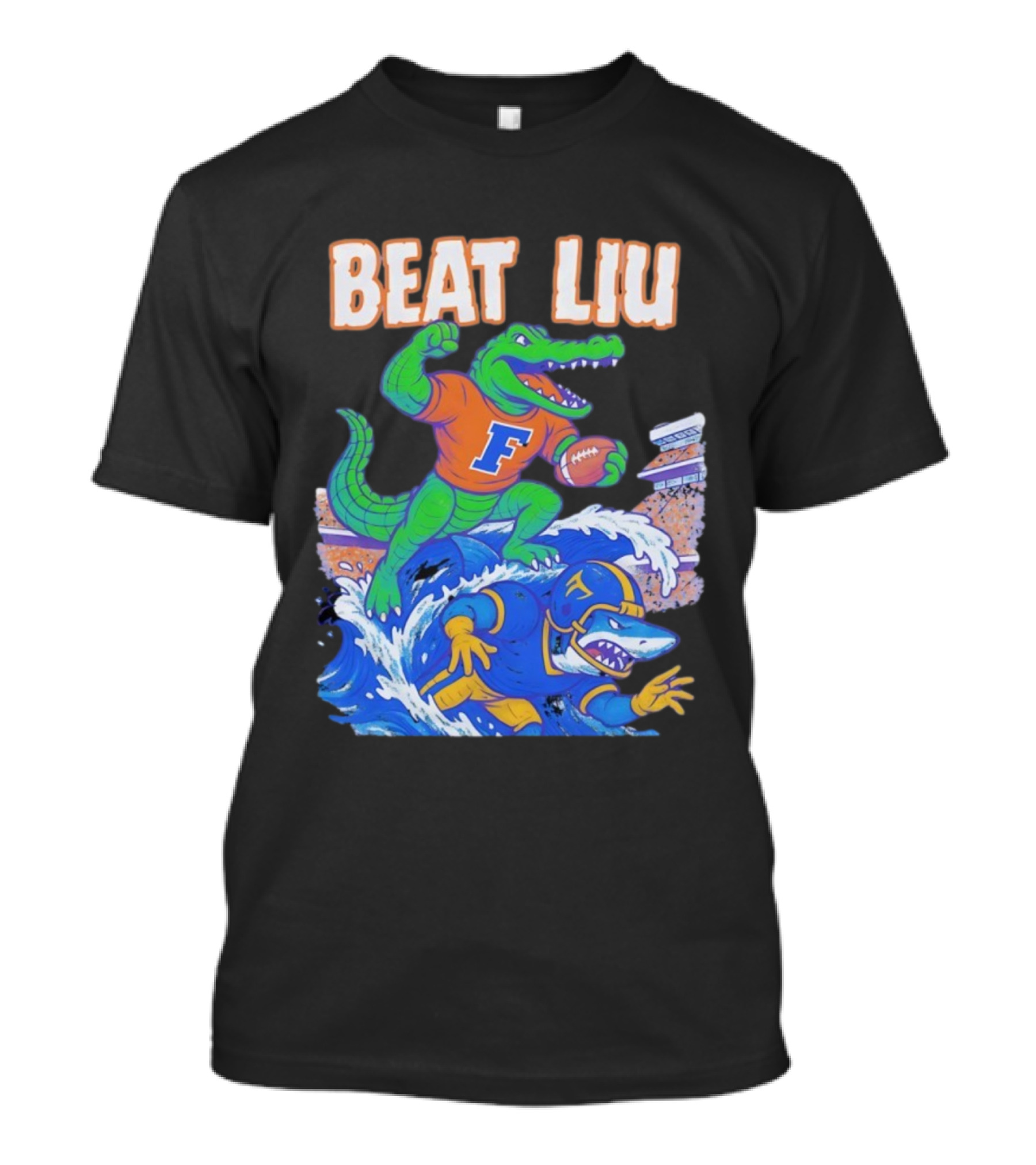 Florida Gators Beat LIU Football Rivalry Game Victory T-Shirt