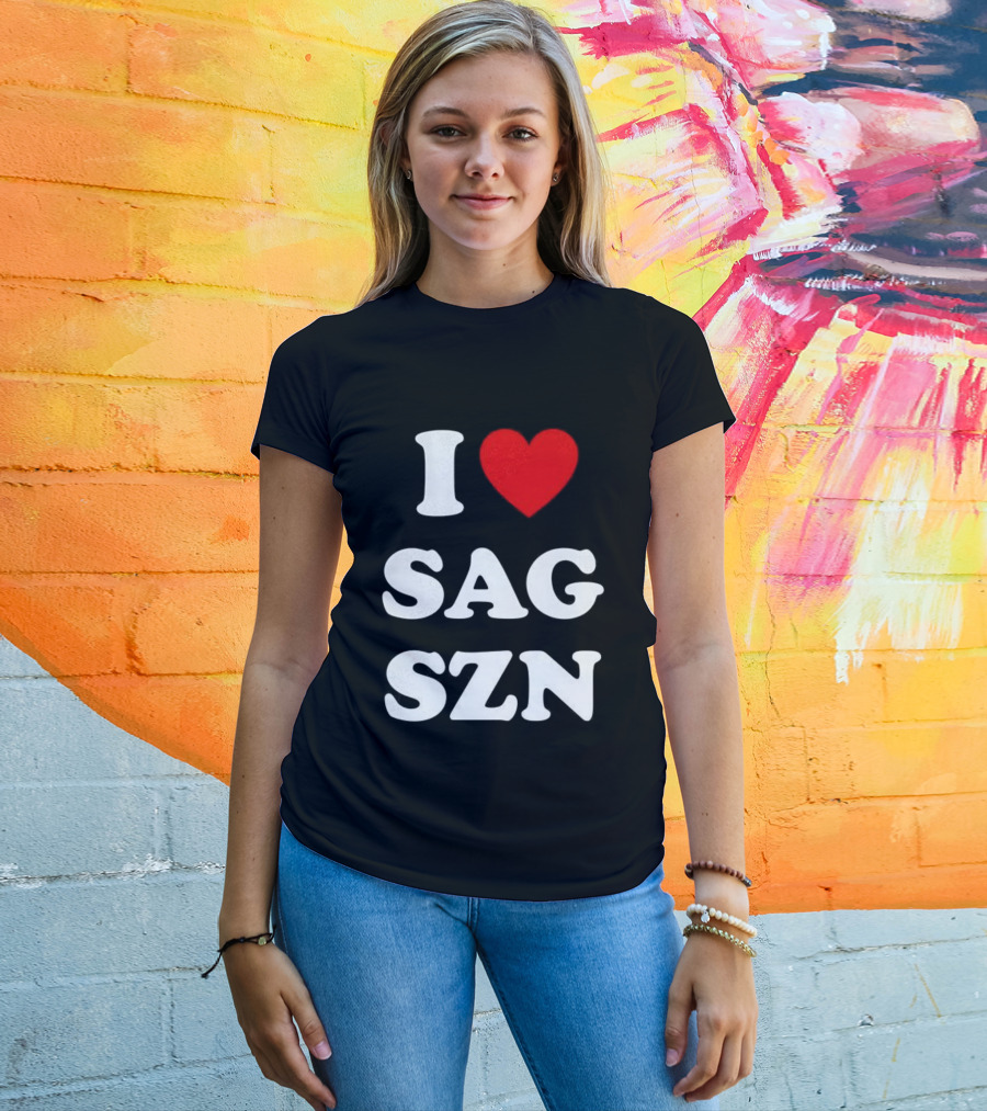 I Love Sagittarius Season Zodiac Enthusiast T-Shirt