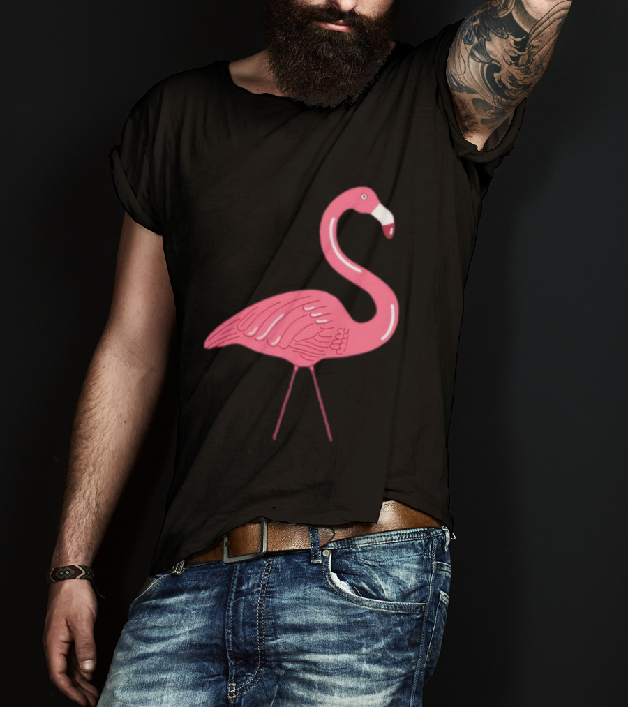 Plastic Flamingo Pink Retro Lawn Ornament T-Shirt