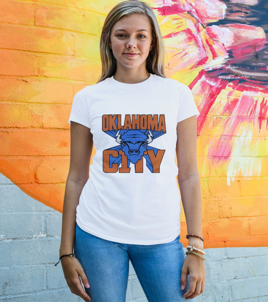 Oklahoma City Thunder Rumble The Bison Basketball Team T-Shirt