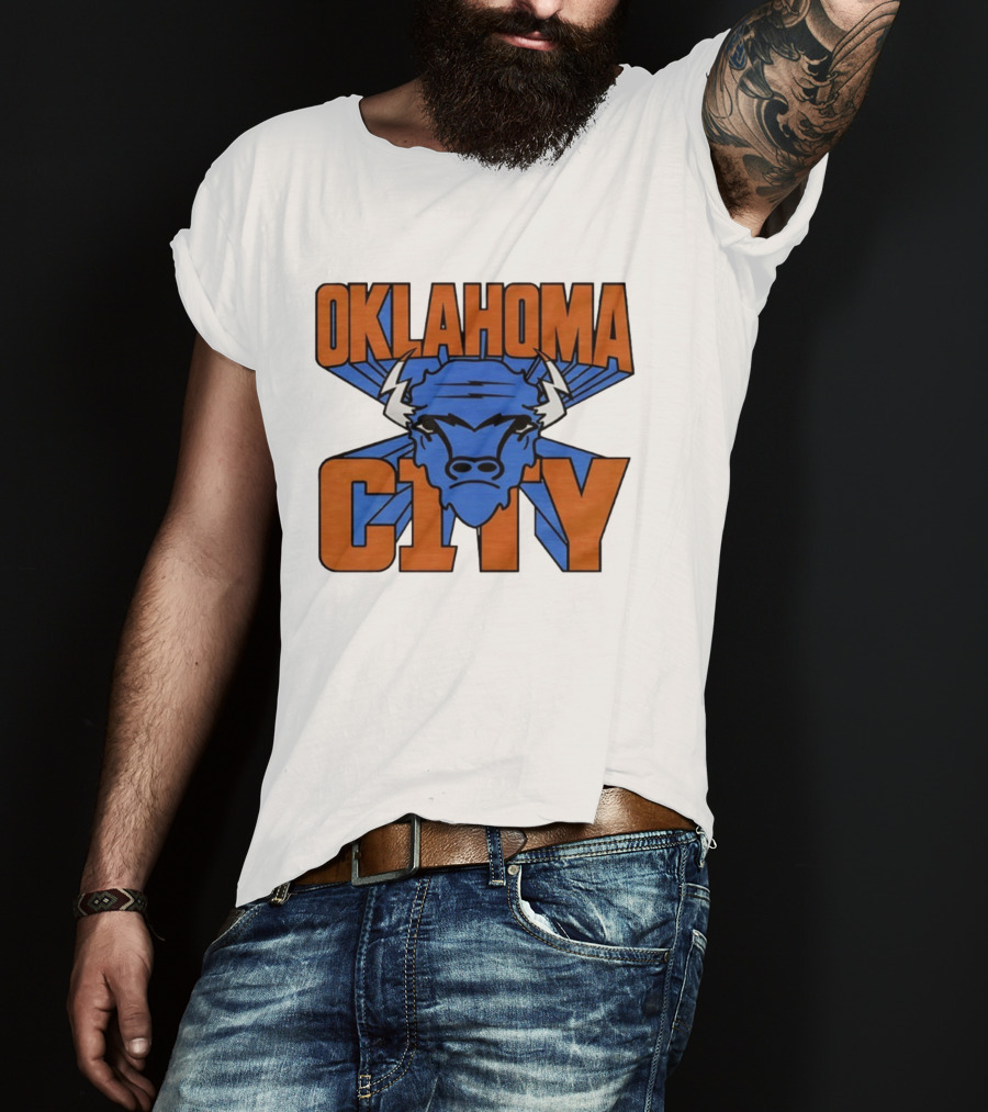 Oklahoma City Thunder Rumble The Bison Basketball Team T-Shirt