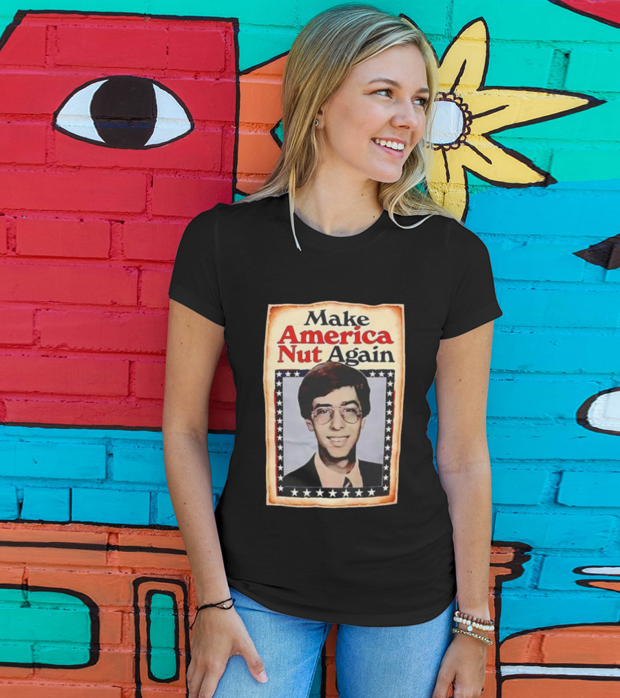 Make America Nut Again Jon Wallach 2028 Campaign T-Shirt