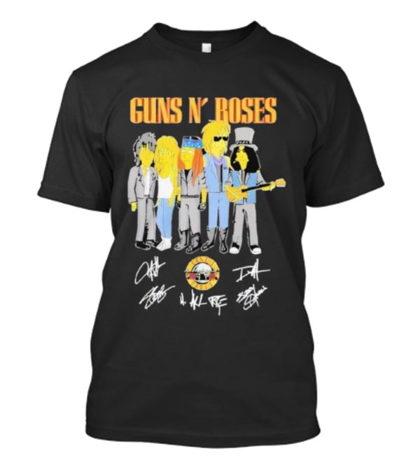 Simpsons Guns N’ Roses Band Parody T-Shirt